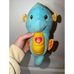 Fisher-Price Soothe & Glow Seahorse Blue Plush Musical Light Up Toy DGH82 2012